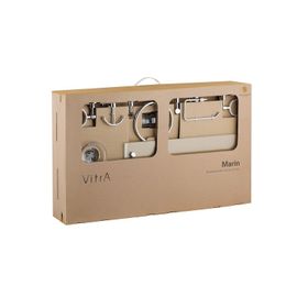 VitrA A44924 Marin 6 Parça Aksesuar Seti