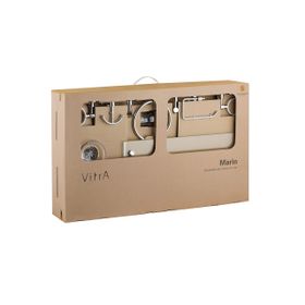 VitrA A44949 Marin 7 Parça Aksesuar Seti