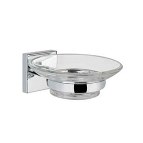 VitrA A44992 Q Line Şeffaf Cam Kap Sabunluk