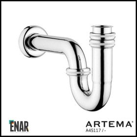 VitrA A45117 Lavabo/Eviye Sifonu, P Tipi, Krom