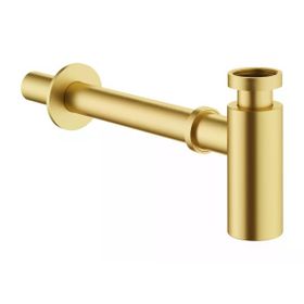 VitrA A4512325 Origin Classic T Tipi Fırçalanmış Alt Grubu Altın Lavabo Sifonu