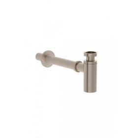 VitrA A4512334 Origin T Tipi Fırçalı Nikel Lavabo Sifonu