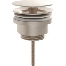 Vitra A4514934 Origin Universal Basmalı Fırçalı Nikel Lavabo Yuvarlak Süzgeci