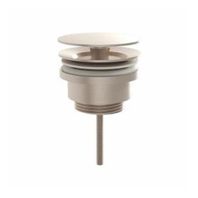 Vitra A4514934 Origin Universal Basmalı Fırçalı Nikel Lavabo Yuvarlak Süzgeci