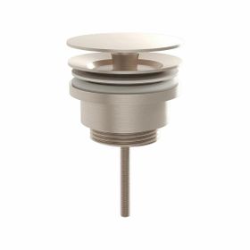 Vitra A4514934 Origin Universal Basmalı Fırçalı Nikel Lavabo Yuvarlak Süzgeci