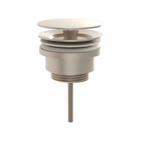 Vitra A4514934 Origin Universal Basmalı Fırçalı Nikel Lavabo Yuvarlak Süzgeci