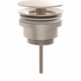 Vitra A4514934 Origin Universal Basmalı Fırçalı Nikel Lavabo Yuvarlak Süzgeci
