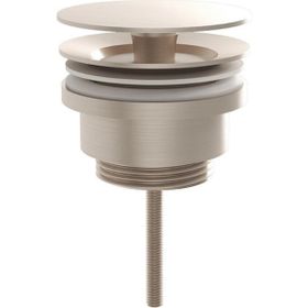 Vitra A4514934 Origin Universal Basmalı Fırçalı Nikel Lavabo Yuvarlak Süzgeci