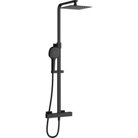 VitrA A4720236 Artema Aquaheat Bliss S 230 Mat Siyah Duş Sistemi