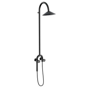 VitrA A4721939 Liquid Tom Dixon Parlak Siyah Termostatik Duş Kolonu