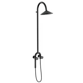 VitrA A4721939 Liquid Tom Dixon Parlak Siyah Termostatik Duş Kolonu