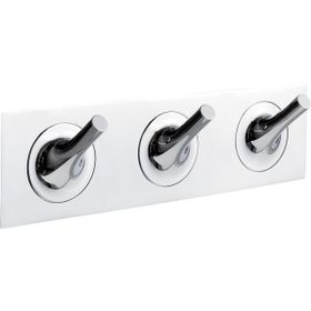 VitrA A48012 İstanbul Pirinç Üzeri Krom Kaplama Üçlü Askılık