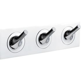 VitrA A48012 İstanbul Pirinç Üzeri Krom Kaplama Üçlü Askılık