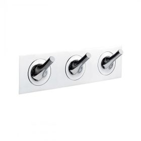 VitrA A48012 İstanbul Pirinç Üzeri Krom Kaplama Üçlü Askılık