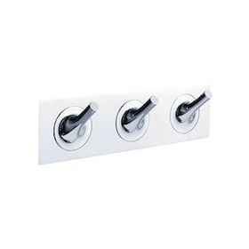 VitrA A48012 İstanbul Pirinç Üzeri Krom Kaplama Üçlü Askılık