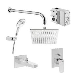 VitrA A49280 Root Square Ankastre Krom Banyo Seti