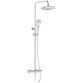 VitrA Aquaheat Bliss 240 A4720536 Siyah 2F Termostatik Duş Sistem