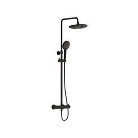 VitrA Aquaheat Bliss 240 A4720536 Siyah 2F Termostatik Duş Sistem
