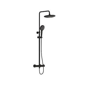 VitrA Aquaheat Bliss 240 A4720536 Siyah 2F Termostatik Duş Sistem