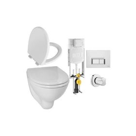 VitrA Beyaz Arkitekt Asma Klozet Yavaş Kapak Gömme Rezervuar Tam Set
