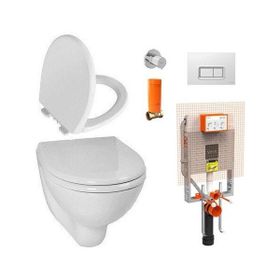 VitrA Beyaz Arkitekt Asma Klozet Yavaş Kapak Gömme Rezervuar Tam Set