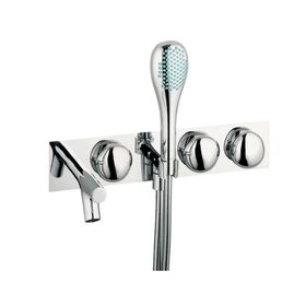 VitrA İstanbul A41809 Ankastre Banyo Bataryası, Krom