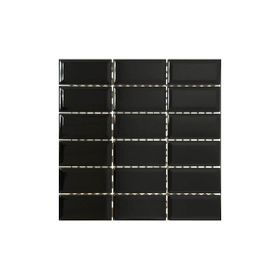 VitrA K52359380001VTE0 5x10 Metro Tiles Mozaik Siyah Parlak Mozaik Duvar Karosu