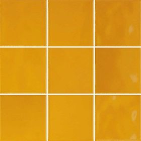 Vitra K94842380001VTE0 10x10 Retromix Fon Amber Sarı Parlak Duvar Karosu