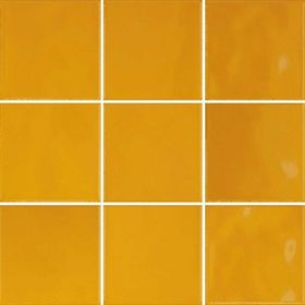 Vitra K94842380001VTE0 10x10 Retromix Fon Amber Sarı Parlak Duvar Karosu
