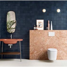 VitrA K9484248 10x10 cm Retromix Safir Mavi Parlak Seramik