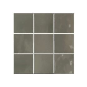 VitrA K94993280001VTE0 10x10 Retromix Yosun Gri Parlak Non-Rek NF Duvar Karosu