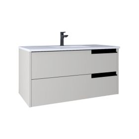 Vitra Kobos KB100049 Eylül 100 cm Vanilla Grey Lavabo Dolabı