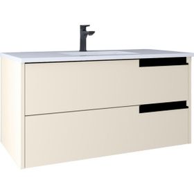 Vitra Kobos KB100049 Eylül 100 cm Vanilla Grey Lavabo Dolabı