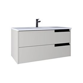 Vitra Kobos KB100049 Eylül 100 cm Vanilla Grey Lavabo Dolabı