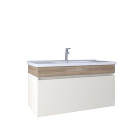 Vitra Kobos KB710016 Harmony 100 cm Bianco Lavabo Dolabı