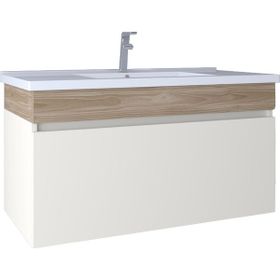 Vitra Kobos KB710016 Harmony 100 cm Bianco Lavabo Dolabı