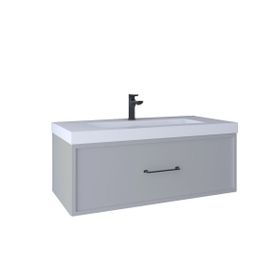 Vitra Kobos KB710022 Frame 100 cm Light Grey Lavabo Dolabı