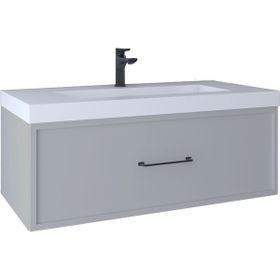 Vitra Kobos KB710022 Frame 100 cm Light Grey Lavabo Dolabı