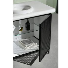 VitrA Liquid 66742 Ayaklı Metal Kapaklı 100 cm Lavabo Dolabı