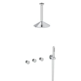 VitrA Liquid A42777 Krom Ankastre Duş Seti