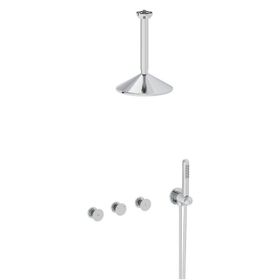 VitrA Liquid A42777 Krom Ankastre Duş Seti