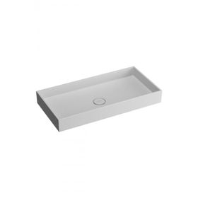VitrA M58000001000 Memoria Beyaz 80 cm Dikdörtgen Çanak Lavabo