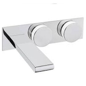 VitrA Memoria A4231457 Ankastre Lavabo Bataryası, Krom/Beyaz