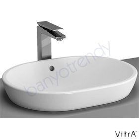 Vitra Metropole 60 cm Tezgahüstü Oval Çanak Lavabo
