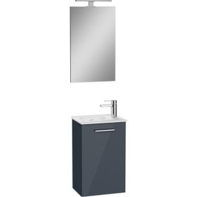 Vitra Mia 40 cm Parlak Antrasit Banyo Dolabı Seti