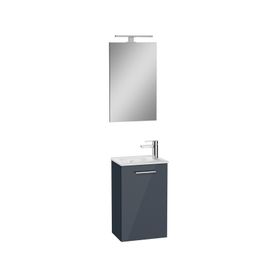 Vitra Mia 40 cm Parlak Antrasit Banyo Dolabı Seti