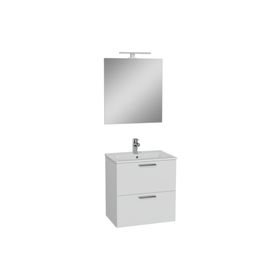 VitrA Mia 60 cm Parlak Beyaz Banyo Dolabı Seti