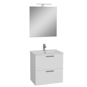 VitrA Mia 75021 60 cm Beyaz Banyo Dolabı Seti