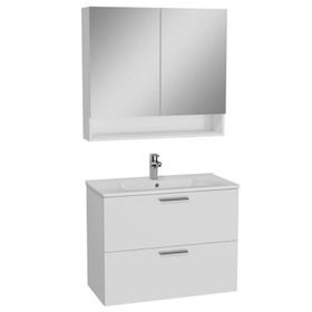 Vitra Mia 80 cm Antrasit Banyo Dolabı Seti