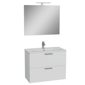 Vitra Mia Beyaz 80 cm Banyo Dolabı Seti